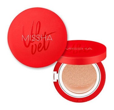 Đánh giá Cushion Missha đỏ Velvet Finish Cushion - review Cushion Missha