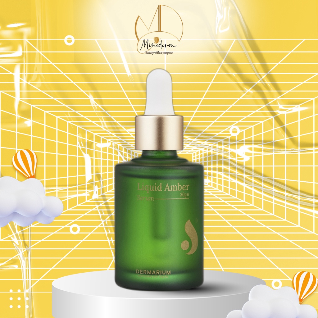 Serum Dermarium Liquid Amber tinh chất kiềm dầu, giảm viêm, hạn chế thâm mụn 10ml, 30ml