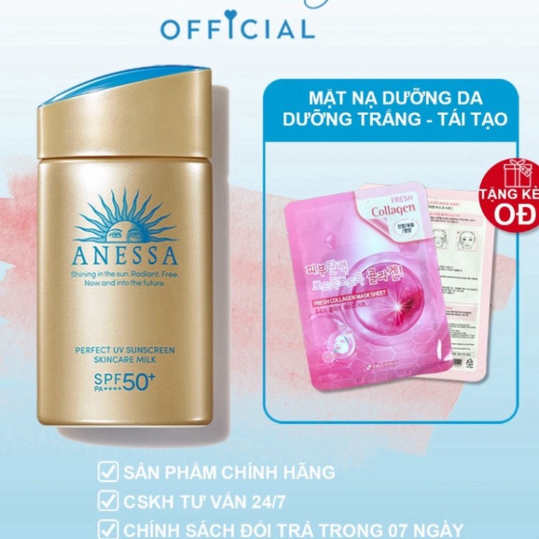 Kem chống nắng anessa Perfect UV Sunscreen Skincare Milk SPF50+/PA++++ 60ml
