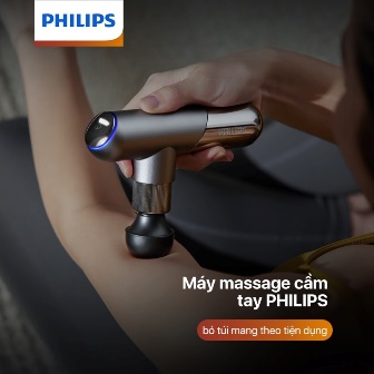 Máy Massage Cầm Tay Cao Cấp PHILIPS PPM7501