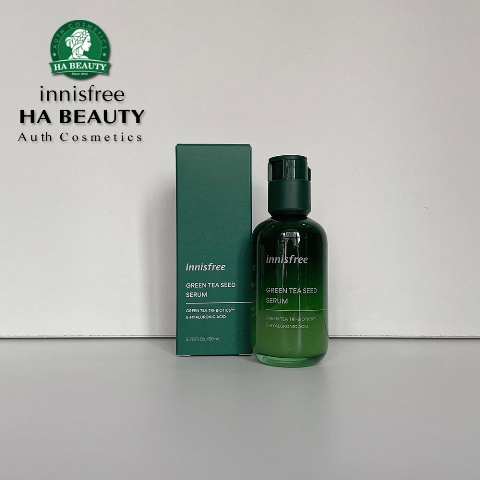 Tinh chất dưỡng ẩm chống lão hóa sớm trà xanh innisfree Green Tea Seed Hyaluronic Serum 80ml