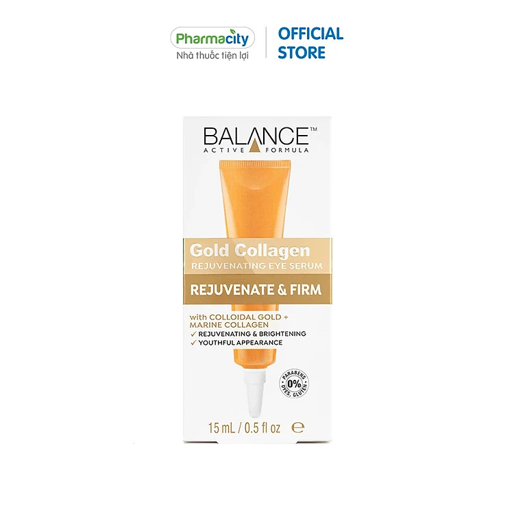 Kem hỗ trợ giảm thâm mắt và nếp nhăn ở mắt Balance Active Formula Gold