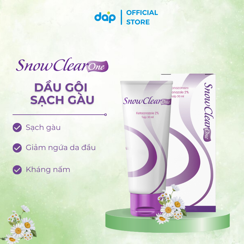 Dầu gội sạch gàu Snow Clear One hết ngứa dưỡng chất dầu dừa